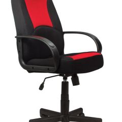 Кресло офисное BRABIX "City EX-512", ткань черная/красная, TW, 531408 в Дегтярске - degtyarsk.mebel24.online | фото