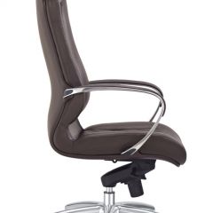 Кресло руководителя Бюрократ _AURA/BROWN коричневый в Дегтярске - degtyarsk.mebel24.online | фото 2