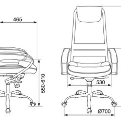 Кресло руководителя Бюрократ CH-609SL/BLACK в Дегтярске - degtyarsk.mebel24.online | фото 4