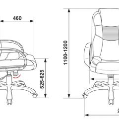 Кресло руководителя Бюрократ CH-839/BLACK черный Пегас в Дегтярске - degtyarsk.mebel24.online | фото 4