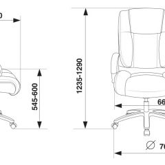 Кресло руководителя Бюрократ T-9925SL/BLACK в Дегтярске - degtyarsk.mebel24.online | фото 4