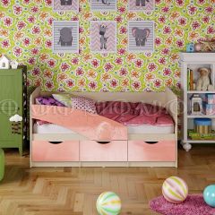 Кровать Бабочки (Розовый металлик) 1800 в Дегтярске - degtyarsk.mebel24.online | фото 1