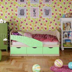Кровать Бабочки (Салатовый матовый) 1600 в Дегтярске - degtyarsk.mebel24.online | фото