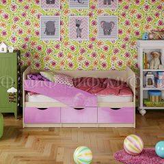 Кровать Бабочки (Сиреневый металлик) 1600 в Дегтярске - degtyarsk.mebel24.online | фото