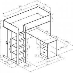 Кровать-чердак "Теремок-3" в Дегтярске - degtyarsk.mebel24.online | фото 7