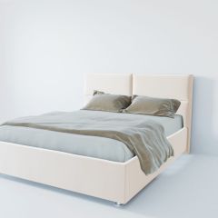 Кровать Корсика с ПМ 800 (экокожа белая) в Дегтярске - degtyarsk.mebel24.online | фото 2
