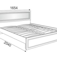 Кровать 1.6 Беатрис М10 с мягкой спинкой и ортопедическим основанием (дуб млечный) в Дегтярске - degtyarsk.mebel24.online | фото 3