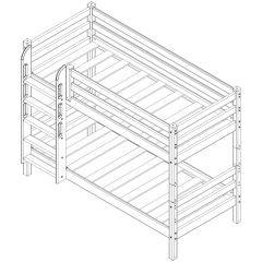 Кровать Сонечка 2-х ярусная (модульная) в Дегтярске - degtyarsk.mebel24.online | фото 6