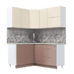 Кухонный гарнитур Асти-латте угловой 1,4*1,6 в Дегтярске - degtyarsk.mebel24.online | фото 2