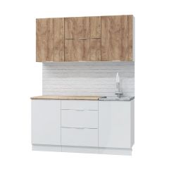 Кухонный гарнитур Асти-вайт 1,6 в Дегтярске - degtyarsk.mebel24.online | фото 2