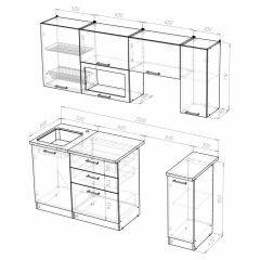 Кухонный гарнитур Инна ультра 2000 в Дегтярске - degtyarsk.mebel24.online | фото 4