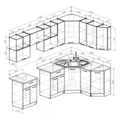 Кухонный гарнитур Лариса оптима 5 2700х1600 мм в Дегтярске - degtyarsk.mebel24.online | фото 2