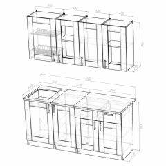 Кухонный гарнитур Ника демо 1700 в Дегтярске - degtyarsk.mebel24.online | фото 4