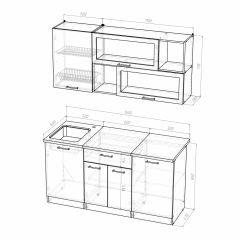 Кухонный гарнитур Полина стандарт 1600 в Дегтярске - degtyarsk.mebel24.online | фото 7