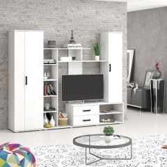 Шкаф Торонто (Белый текстурный) в Дегтярске - degtyarsk.mebel24.online | фото 2