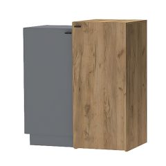 Модульная спальня Квадро (ЛДСП дуб крафт золотой) в Дегтярске - degtyarsk.mebel24.online | фото 4