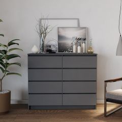 МОРИ МК 1200.8 Комод (графит) в Дегтярске - degtyarsk.mebel24.online | фото