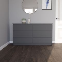 МОРИ МК 1380.6 Комод (графит) в Дегтярске - degtyarsk.mebel24.online | фото