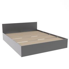МОРИ КРМ 1600.1/1 Кровать (настил) графит в Дегтярске - degtyarsk.mebel24.online | фото 2