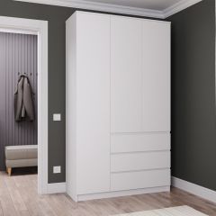 МОРИ МШ 1200.1 Шкаф (белый) в Дегтярске - degtyarsk.mebel24.online | фото