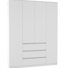 МОРИ МШ 1600.1 Шкаф (белый) в Дегтярске - degtyarsk.mebel24.online | фото 2