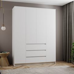 МОРИ МШ 1600.1 Шкаф (белый) в Дегтярске - degtyarsk.mebel24.online | фото