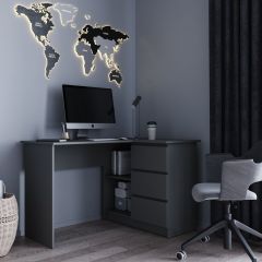 МОРИ МС-16 Стол угловой УНИ (графит) в Дегтярске - degtyarsk.mebel24.online | фото