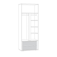 Муссон спальня (модульная) в Дегтярске - degtyarsk.mebel24.online | фото 10
