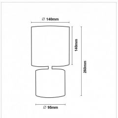 Настольная лампа декоративная Lucide Greasby 47502/81/38 в Дегтярске - degtyarsk.mebel24.online | фото 4