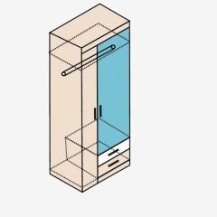 НИКА Н10з Шкаф для одежды в Дегтярске - degtyarsk.mebel24.online | фото 4