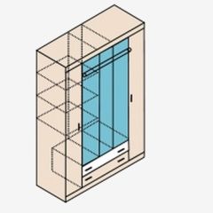 НИКА Н13 Шкаф для одежды в Дегтярске - degtyarsk.mebel24.online | фото 5