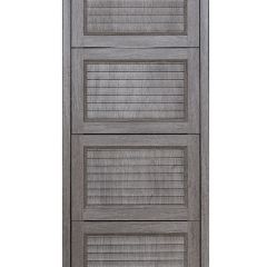 Обувница Комфорт Ф 001 Фасад 3D Жалюзи (4 секции) в Дегтярске - degtyarsk.mebel24.online | фото 2