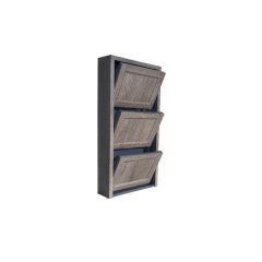 Обувница Комфорт Ф 003 Фасад 3D Бамбук (3 секции) в Дегтярске - degtyarsk.mebel24.online | фото