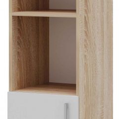 Пенал ПКС-8 Дуб сонома/Белый глянец в Дегтярске - degtyarsk.mebel24.online | фото