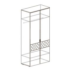 Шкаф 2-дверный Дели 70 в Дегтярске - degtyarsk.mebel24.online | фото 2