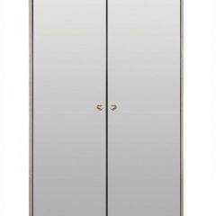 Шкаф 2-х створчатый Патрисия с Зеркалом (крем) в Дегтярске - degtyarsk.mebel24.online | фото