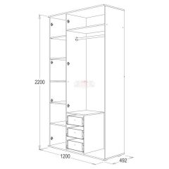 Шкаф 3-х дверный Ольга-14 в Дегтярске - degtyarsk.mebel24.online | фото 2