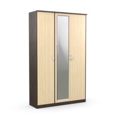 Шкаф 3-х створчатый Дуэт Люкс с зеркалом в Дегтярске - degtyarsk.mebel24.online | фото