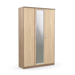 Шкаф 3-х створчатый Дуэт Люкс с зеркалом в Дегтярске - degtyarsk.mebel24.online | фото 5