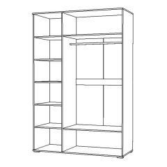 Шкаф 3Д Вегас (1500) в Дегтярске - degtyarsk.mebel24.online | фото 2