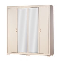 Шкаф 4-дверный со стеклом №367 Афины в Дегтярске - degtyarsk.mebel24.online | фото
