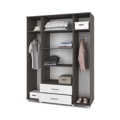 ЕВА Шкаф 4-х дверный Е43 в Дегтярске - degtyarsk.mebel24.online | фото 2
