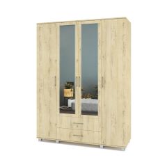 ЕВА Шкаф 4-х дверный Е43 в Дегтярске - degtyarsk.mebel24.online | фото 5