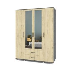 ЕВА Шкаф 4-х дверный Е43 в Дегтярске - degtyarsk.mebel24.online | фото 7
