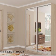 Шкаф №5 1.5-2 Оптима 2300х1504х452 (фасад 2 зеркала) в Дегтярске - degtyarsk.mebel24.online | фото 5