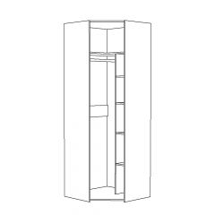 Шкаф для одежды 13.131 Амели в Дегтярске - degtyarsk.mebel24.online | фото 2