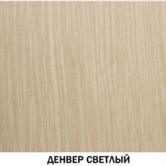 Шкаф для одежды №609 "Инна" Денвер светлый (*без полок) в Дегтярске - degtyarsk.mebel24.online | фото 2
