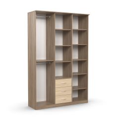 Шкаф комбинированный Дуэт Люкс с зеркалом в Дегтярске - degtyarsk.mebel24.online | фото 5