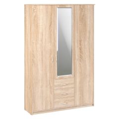 Шкаф комбинированный Дуэт Люкс с зеркалом в Дегтярске - degtyarsk.mebel24.online | фото 2