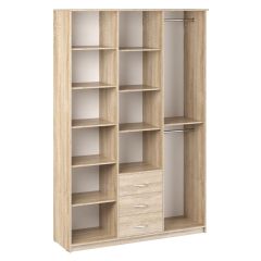 Шкаф комбинированный Дуэт Люкс с зеркалом в Дегтярске - degtyarsk.mebel24.online | фото 3